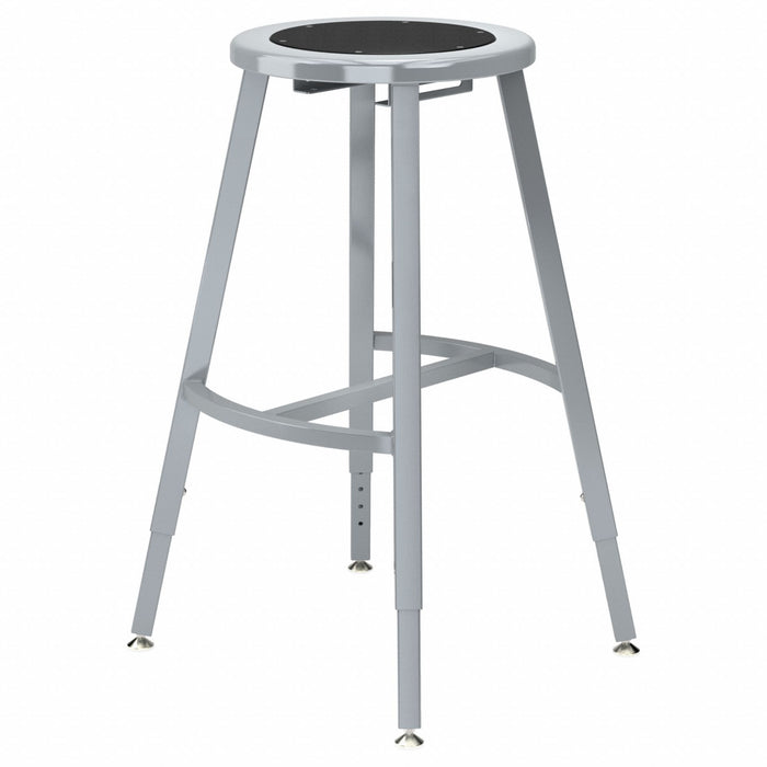 Black Center Metal Stool 24-32 