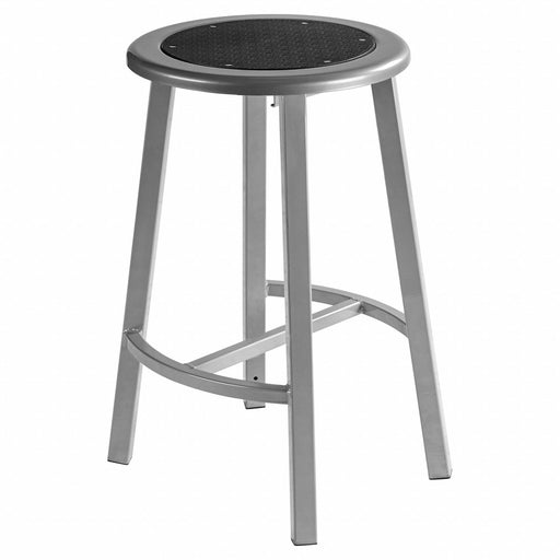 Black Center Metal Stool 24 