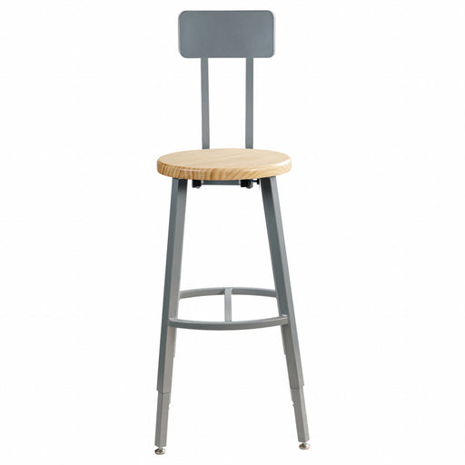 Butcherblock Stool Back 30-38 