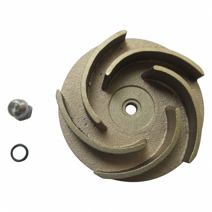Impeller 4 5/8 Dia Semi-Open Bronze