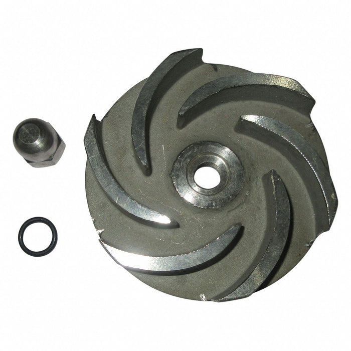 Impeller 3 5/8 Dia Semi-Open 316 SS
