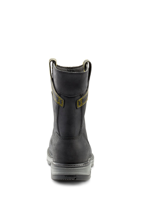 Women's Terra Patton Wellington Waterproof Aluminum Toe Pull-On Safety Work Boot