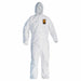Breathable Hooded Coveralls Fabric M