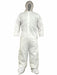 Hooded Coveralls 4XL White Bulk PK25