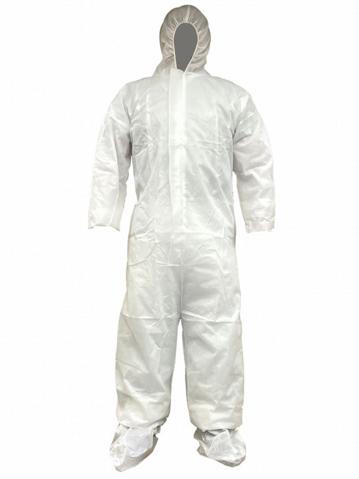 Hooded Coveralls 5XL White Bulk PK25