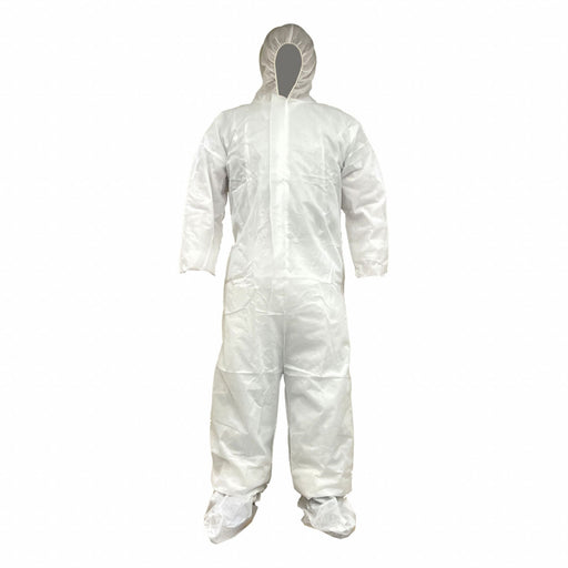 Hooded Coveralls S White Bulk PK25