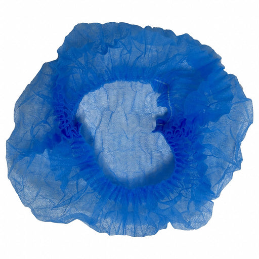 Bouffant Cap Polypropylene Blue PK1000