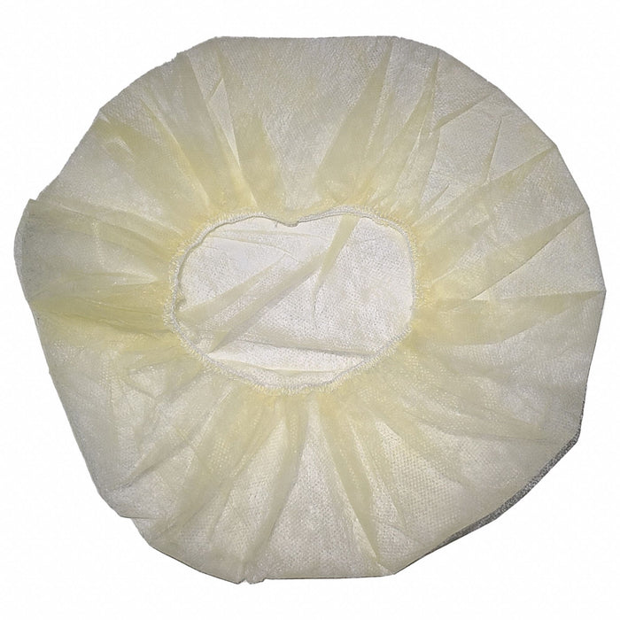 M9075 Bouffant Cap Polypropylene Yellow PK100