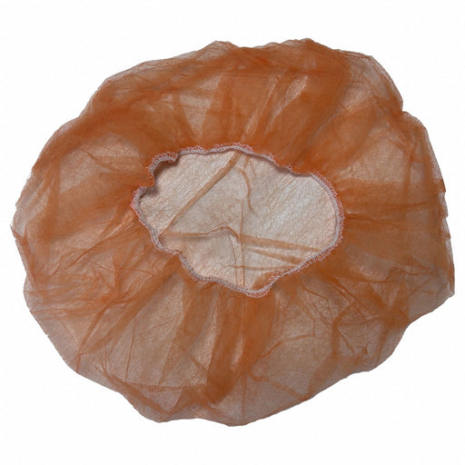 Bouffant Cap Polypropylene Orange PK100
