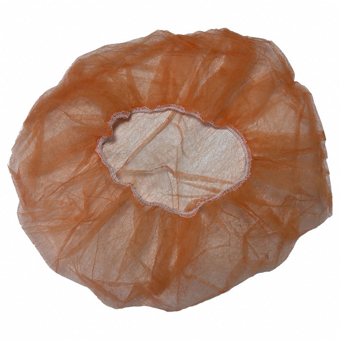 Bouffant Cap Polypropylene Orange PK100