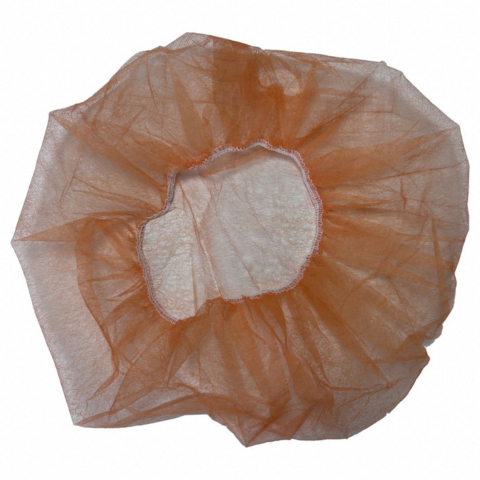 M9075 Bouffant Cap Polypropylene Orange PK100