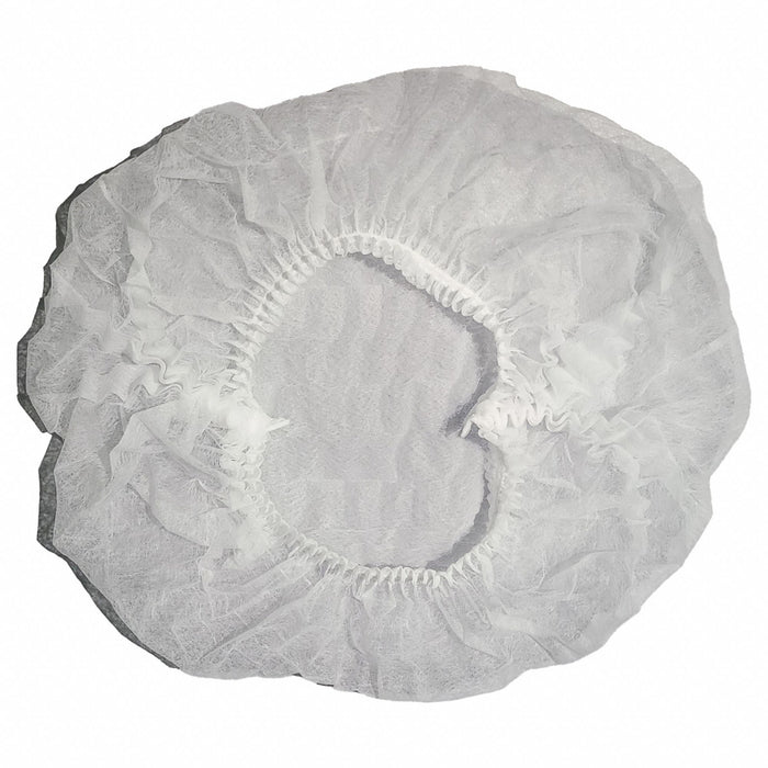 Bouffant Cap Polypropylene White PK1000