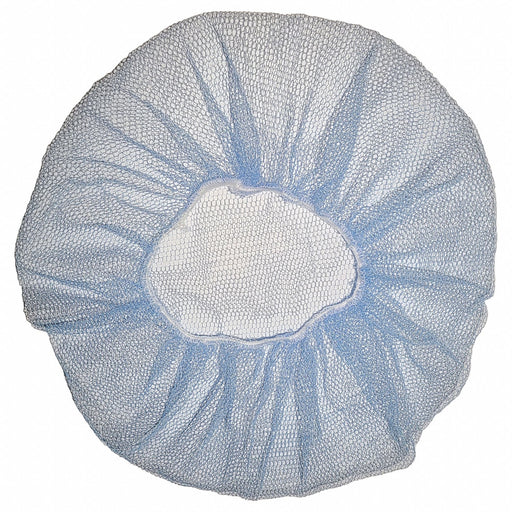M9077 Hairnet Polyester Blue PK100