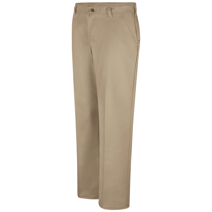 Women's Plain Front Cotton Pant