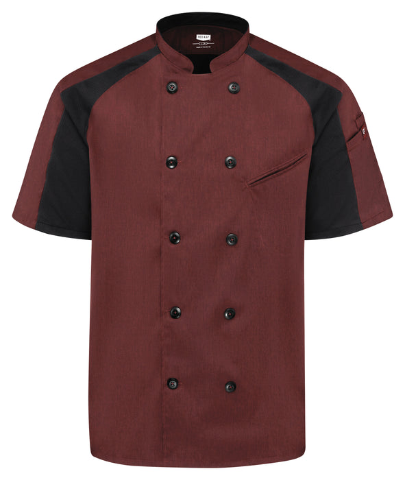 Men's Airflow Raglan Chef Coat with OilBlok