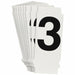 NumberLabel 1-3/4inH 7/8inW PK10