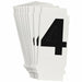 NumberLabel 1-3/4inH 7/8inW PK10