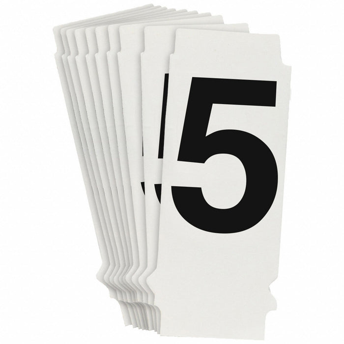 NumberLabel 1-3/4inH 7/8inW PK10