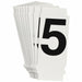 NumberLabel 1-3/4inH 7/8inW PK10