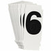 NumberLabel 1-3/4inH 7/8inW PK10