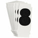 NumberLabel Polyester 1-3/4inH 1inW PK10