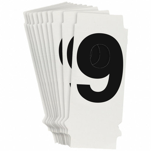 NumberLabel 1-3/4inH 7/8inW PK10