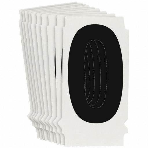 NumberLabel 1-1/2inH 1-3/8inW PK10