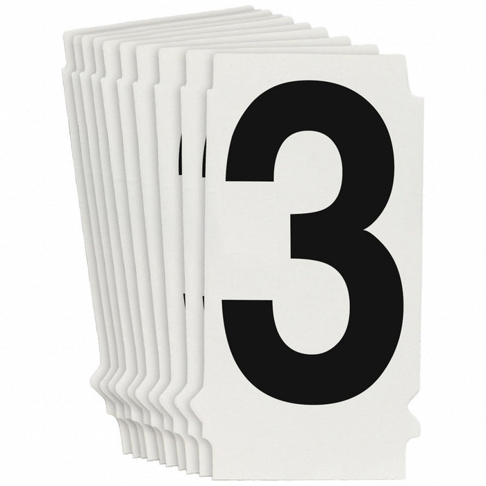 NumberLabel 1-1/2inH 1-1/4inW PK10
