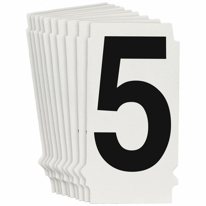 NumberLabel 1-1/2inH 1-1/4inW PK10