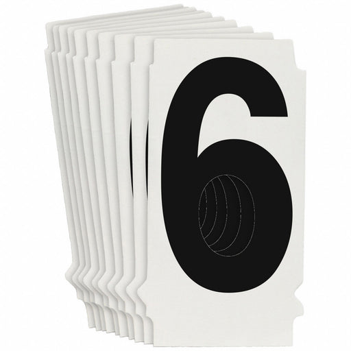 NumberLabel 1-1/2inH 1-3/8inW PK10