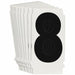 NumberLabel 1-1/2inH 1-3/8inW PK10