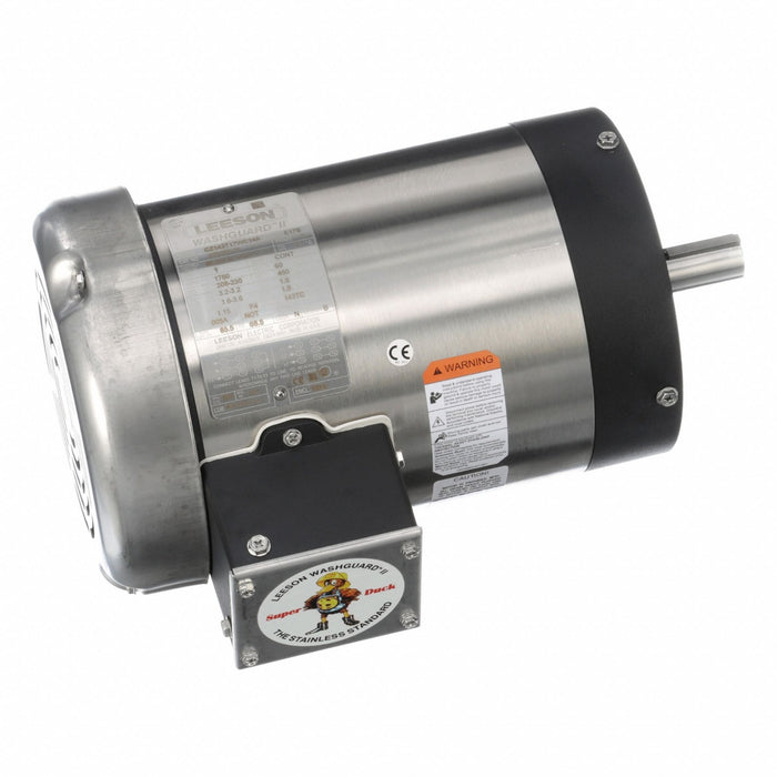 Washdown Motor Round Base 143TC