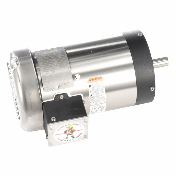 Washdown Motor Round Base 145TC