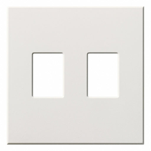 Dimmer/Swch Wll Plt Stnd Wht 2Gng Matte
