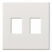 Dimmer/Swch Wll Plt Stnd Wht 2Gng Matte
