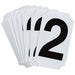 NumberLabel Polyester 2inH 1-5/8inW PK10