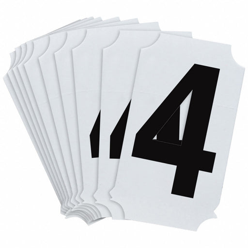 NumberLabel Polyester 2inH 1-3/4inW PK10