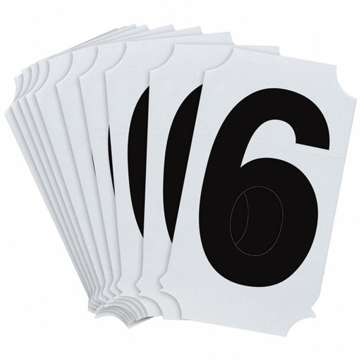 NumberLabel Polyester 2inH 1-3/4inW PK10