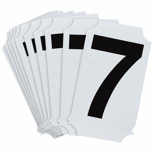 NumberLabel Polyester 2inH 1-5/8inW PK10