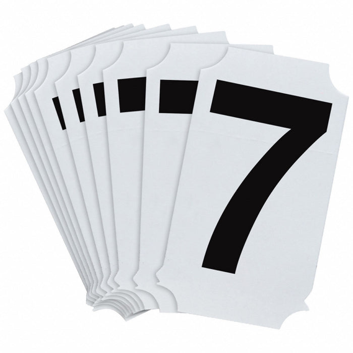 NumberLabel Polyester 2inH 1-5/8inW PK10