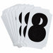 NumberLabel Polyester 2inH 1-3/4inW PK10