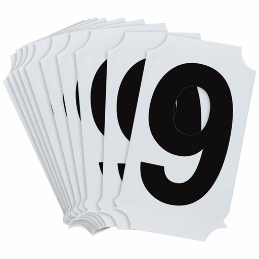 NumberLabel Polyester 2inH 1-3/4inW PK10