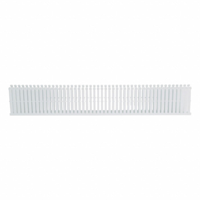 WIRE DUCT NARROW SLOT WHITE 1.26 W X 4 D