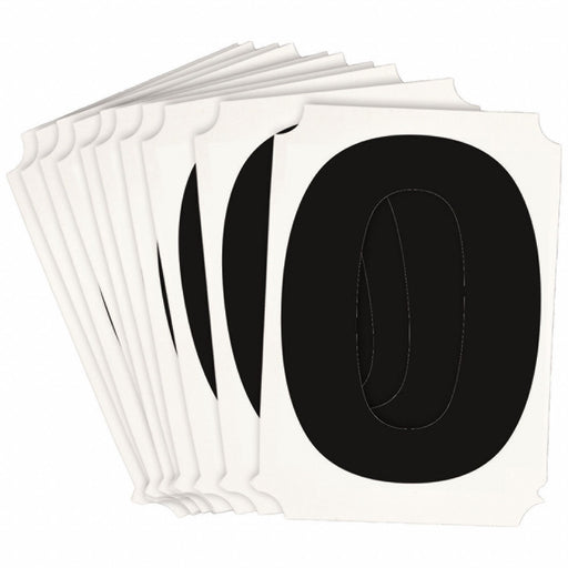 NumberLabel Polyester 3inH 2-3/4inW PK10