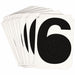 NumberLabel Polyester 3inH 2-5/8inW PK10