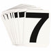 NumberLabel Polyester 3inH 2-1/2inW PK10