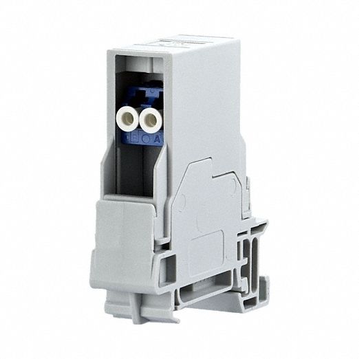 Fiber Optic Metal Gray DIN Rail