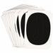 NumberLabel Polyester 4inH 3-3/4inW PK10