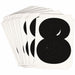 NumberLabel Polyester 4inH 3-5/8inW PK10