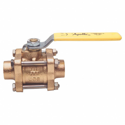 Manual 2-Way Ball Valve Sweat Bronze
